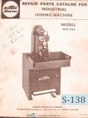 Sunnen-Sunnen MBB 1660, Honing Machine, Repair Parts Manual-MBB 1660-01